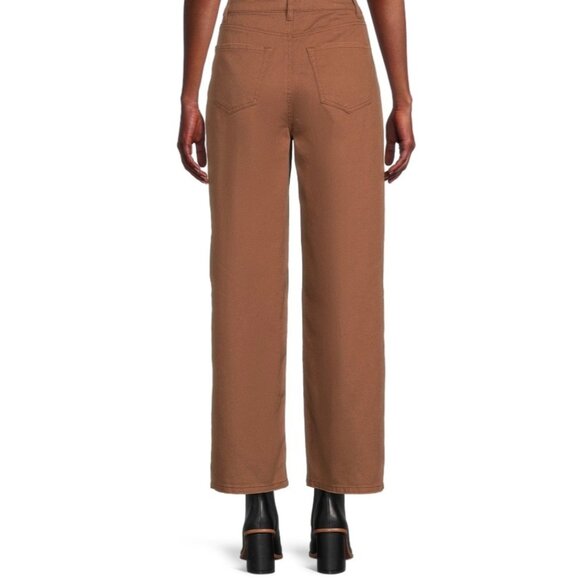 Madden NYC Women’s High Rise Brown Distressed Straight Leg Jeans Size 11 Cotton - Picture 2 of 12